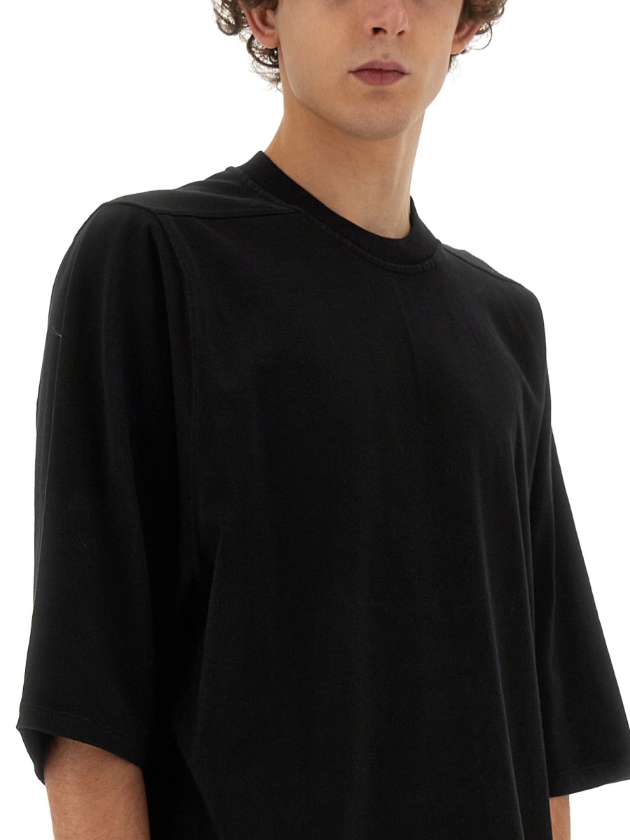 Rick Owens DRKSHDW COTTON T-SHIRT Zwart