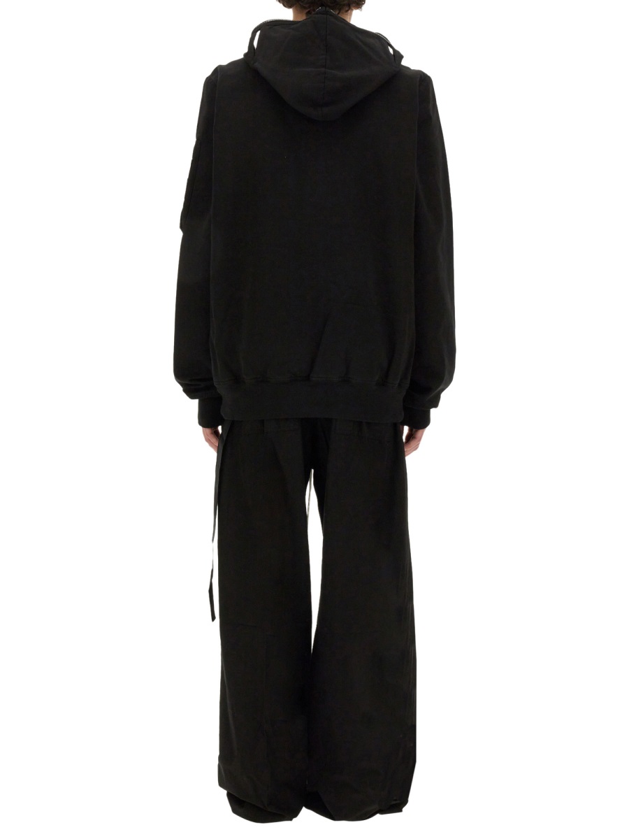 Rick Owens DRKSHDW "GIMP FLIGHT" JACKET Zwart