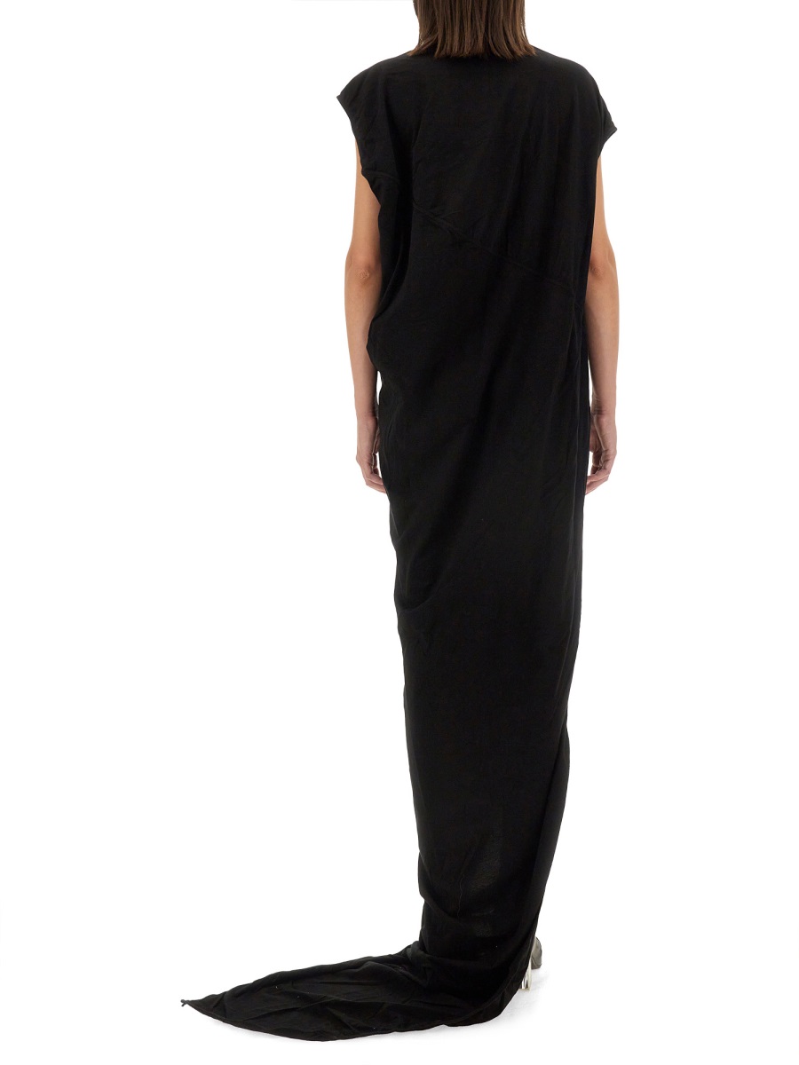 Rick Owens DRKSHDW LONG DRESS Zwart