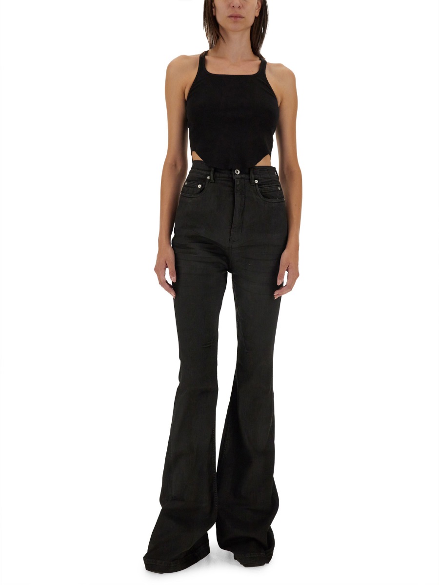 Rick Owens DRKSHDW TANK TOP Zwart