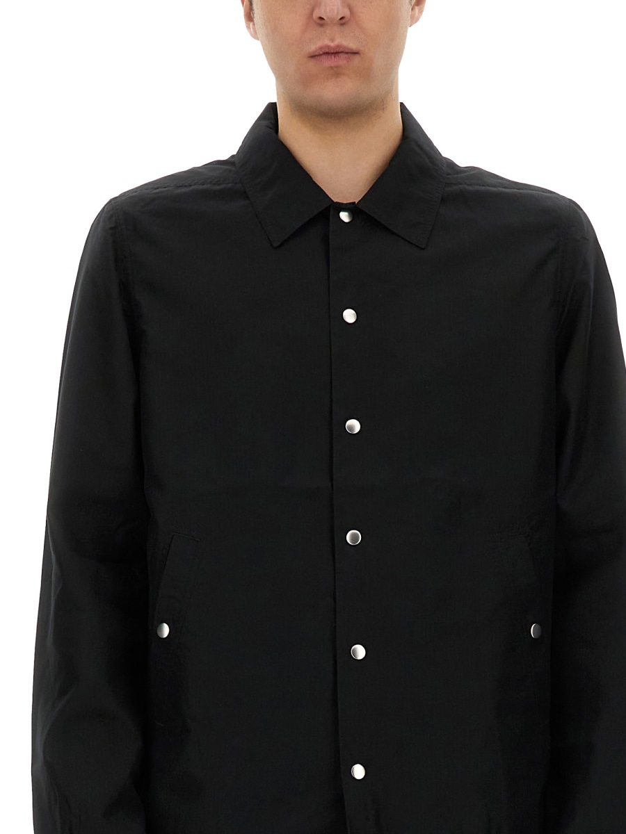 Rick Owens DRKSHDW BUTTONED JACKET Zwart