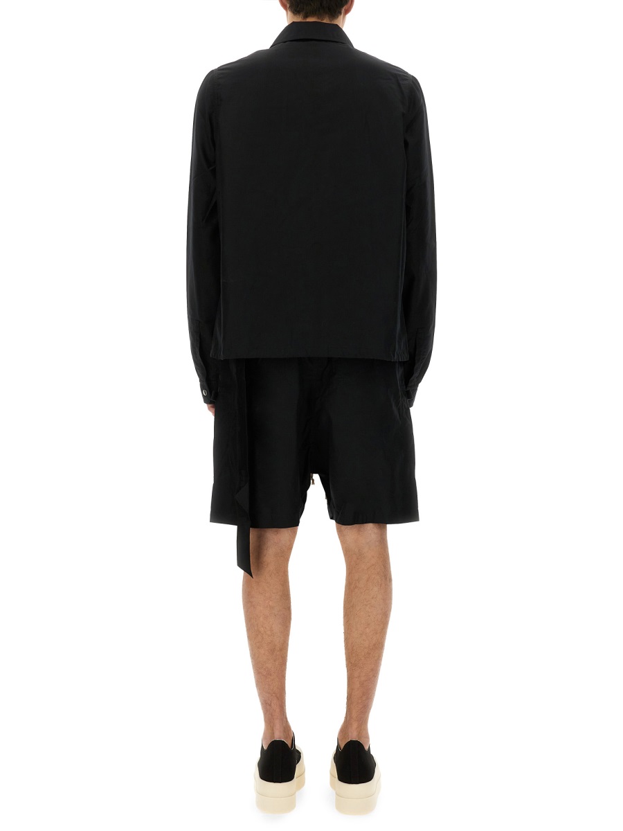Rick Owens DRKSHDW BUTTONED JACKET Zwart