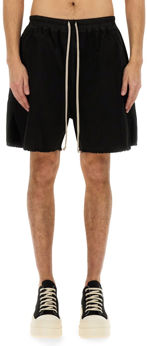 Rick Owens DRKSHDW ZIPPERED BOXER SHORTS Zwart