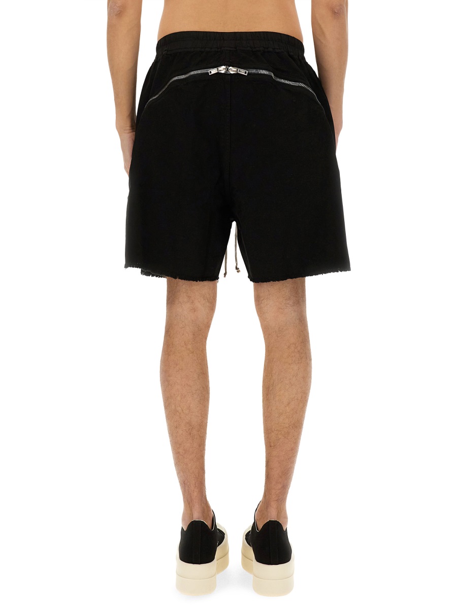 Rick Owens DRKSHDW ZIPPERED BOXER SHORTS Zwart