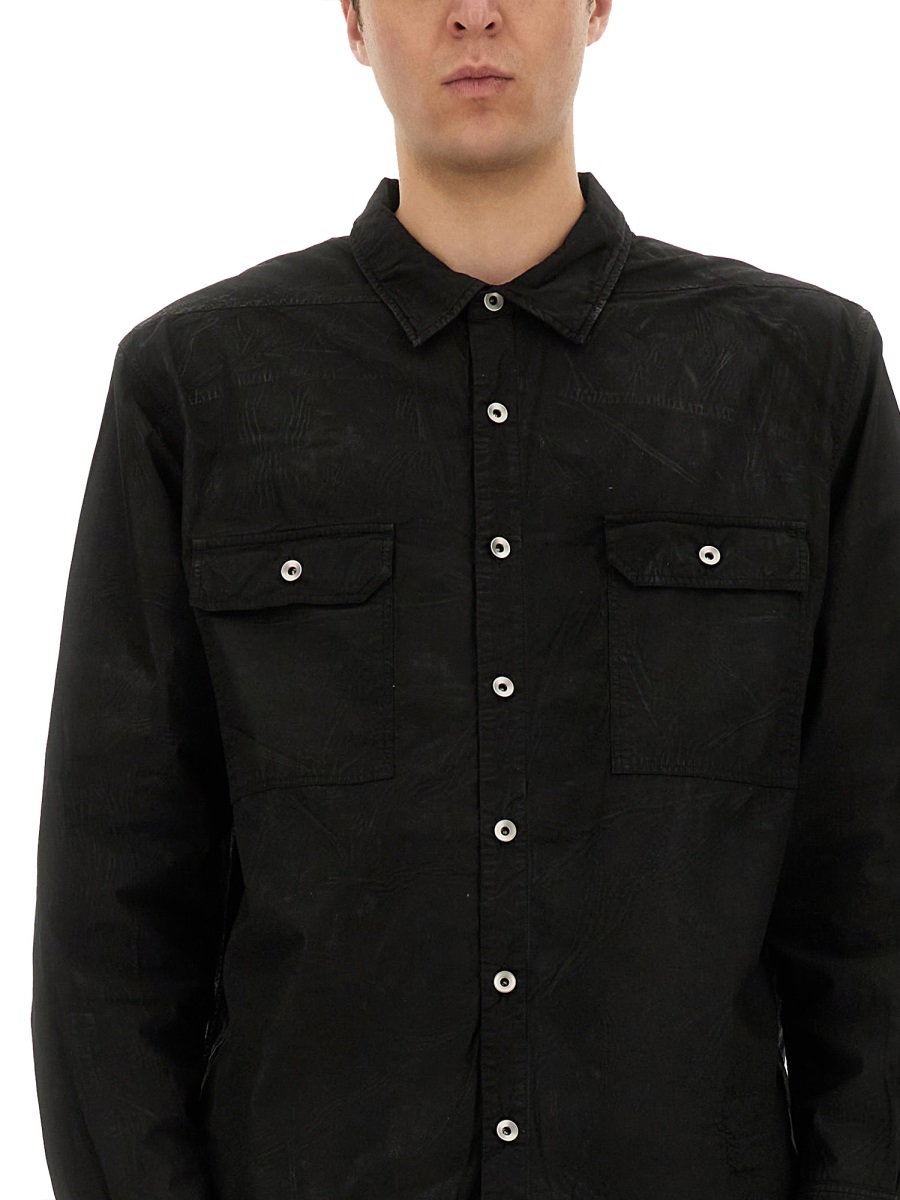 Rick Owens DRKSHDW OUTERSHIRT "JUMBO" Zwart