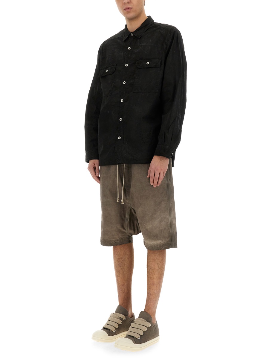 Rick Owens DRKSHDW OUTERSHIRT "JUMBO" Zwart