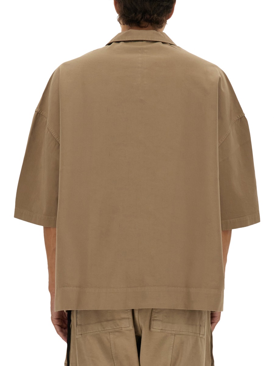 Rick Owens DRKSHDW "MAGNUM TOMMY" SHIRT Beige