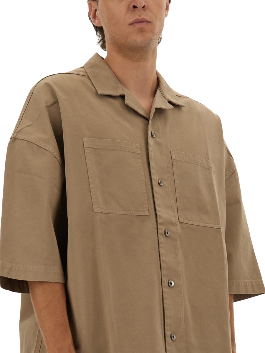 Rick Owens DRKSHDW "MAGNUM TOMMY" SHIRT Beige