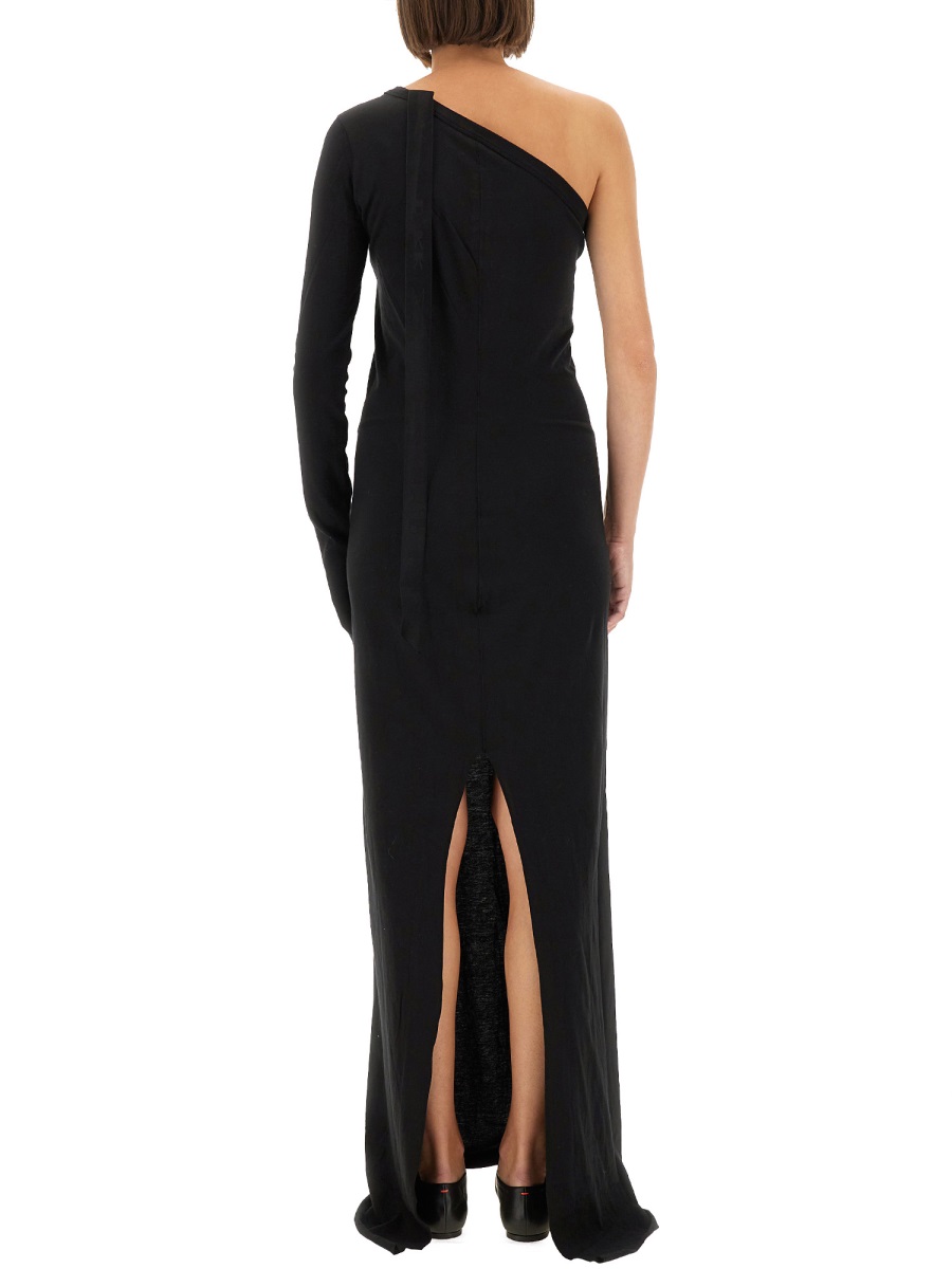 Rick Owens DRKSHDW "ZIGGY" DRESS Zwart