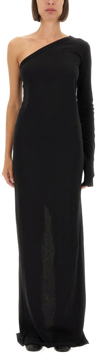 Rick Owens DRKSHDW "ZIGGY" DRESS Zwart