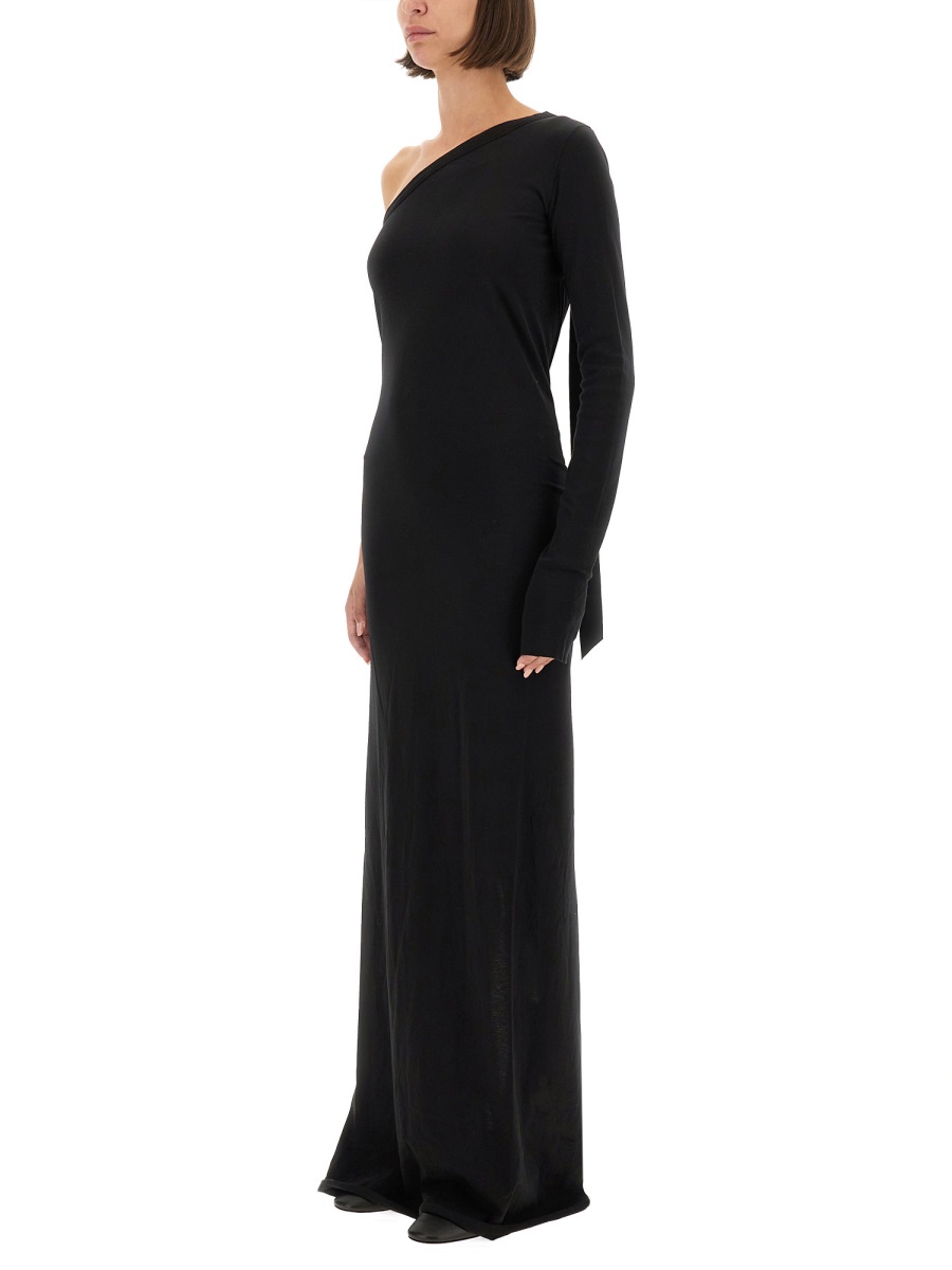 Rick Owens DRKSHDW "ZIGGY" DRESS Zwart