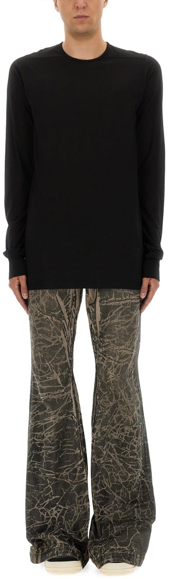 Rick Owens DRKSHDW LONG-SLEEVED T-SHIRT Zwart