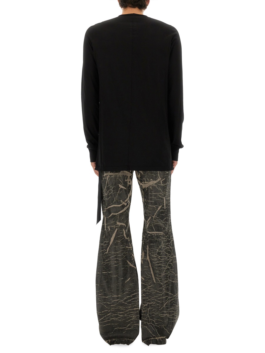 Rick Owens DRKSHDW LONG-SLEEVED T-SHIRT Zwart