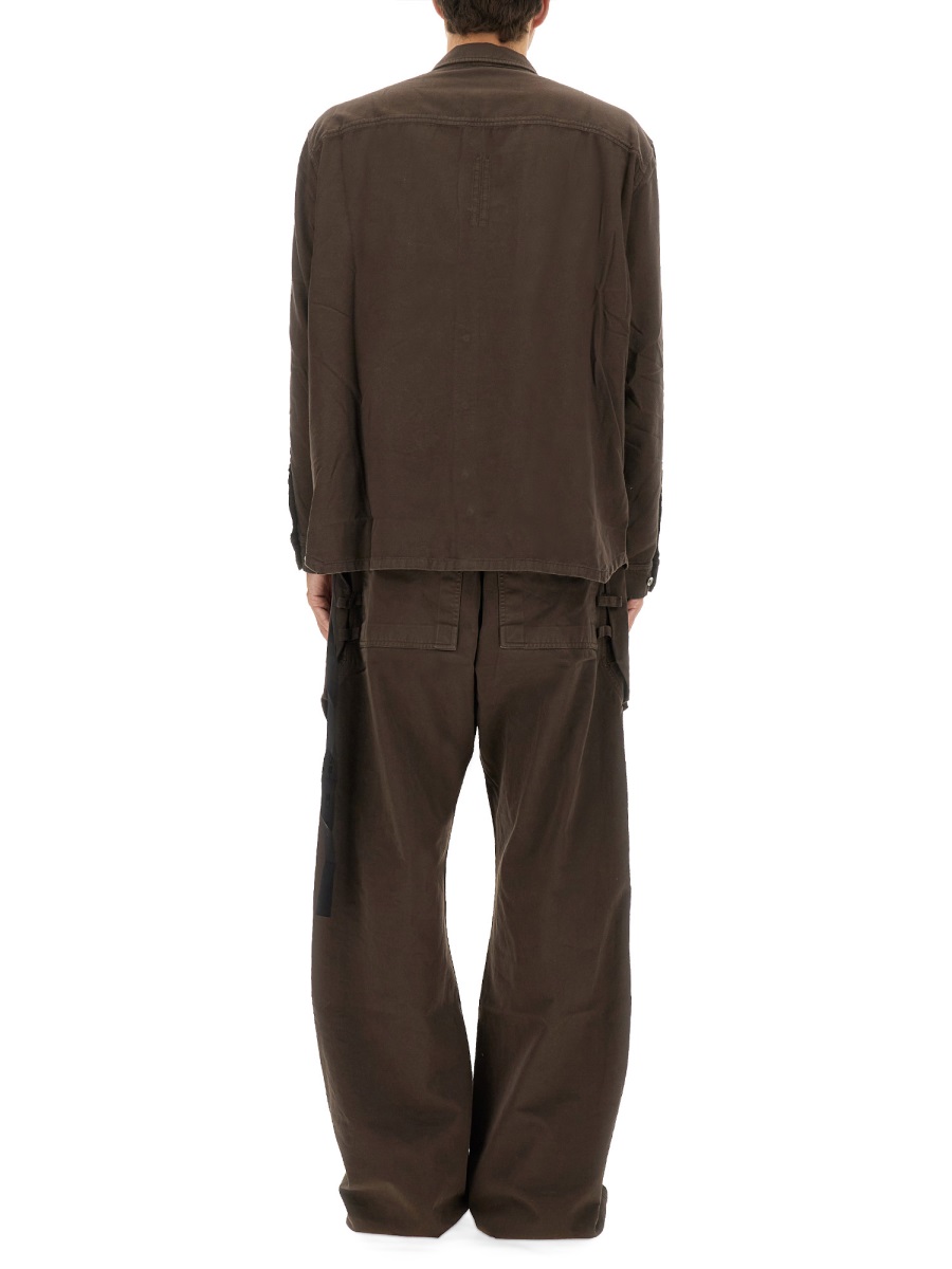 Rick Owens DRKSHDW "JUMBO OUTERSHIRT" SHIRT Bruin
