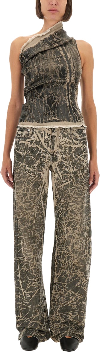 Rick Owens DRKSHDW TOP "ATHENA" Zwart