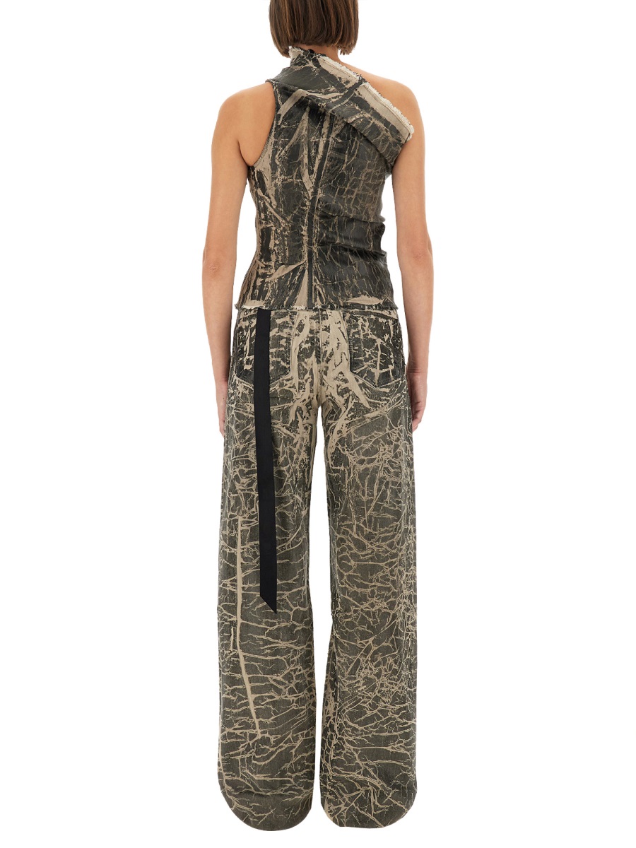 Rick Owens DRKSHDW TOP "ATHENA" Zwart