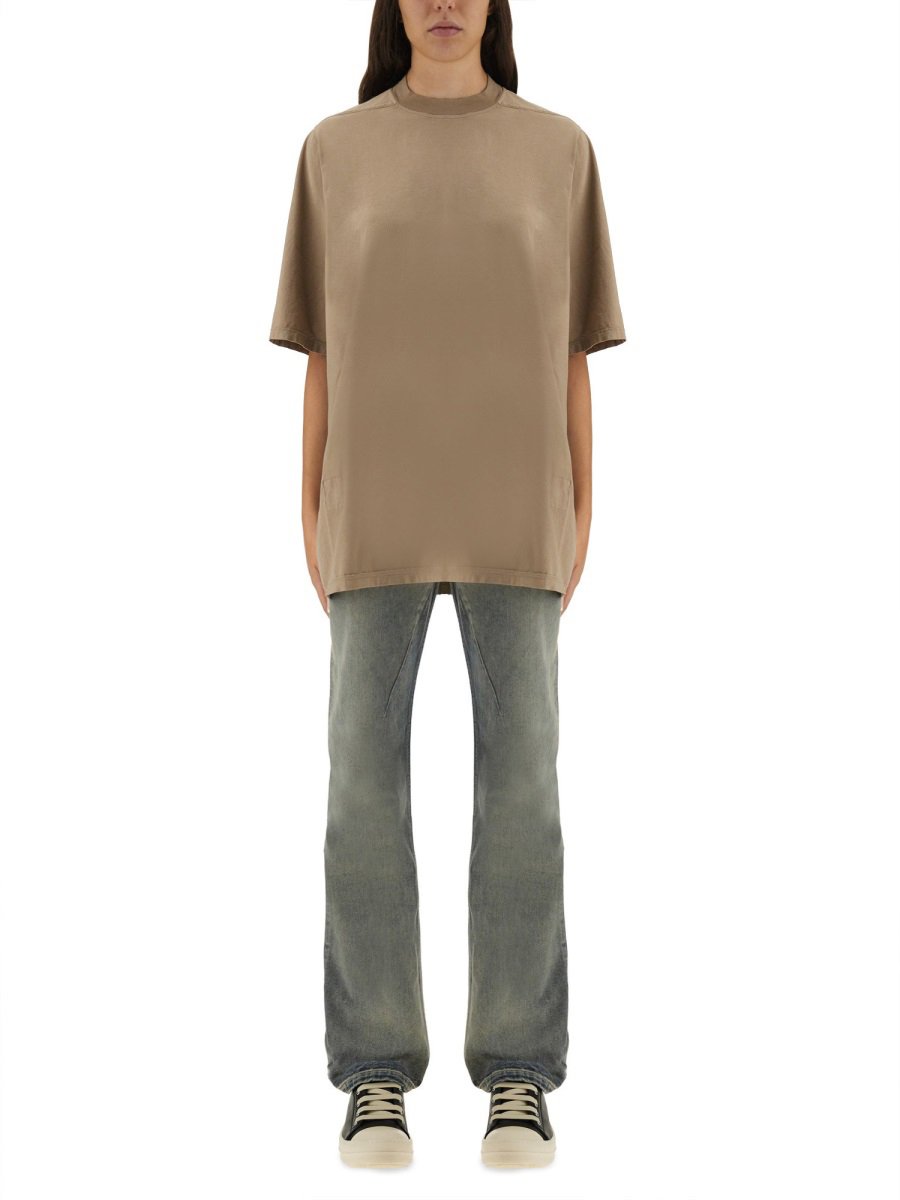 Rick Owens DRKSHDW "JUMBO" T-SHIRT Beige