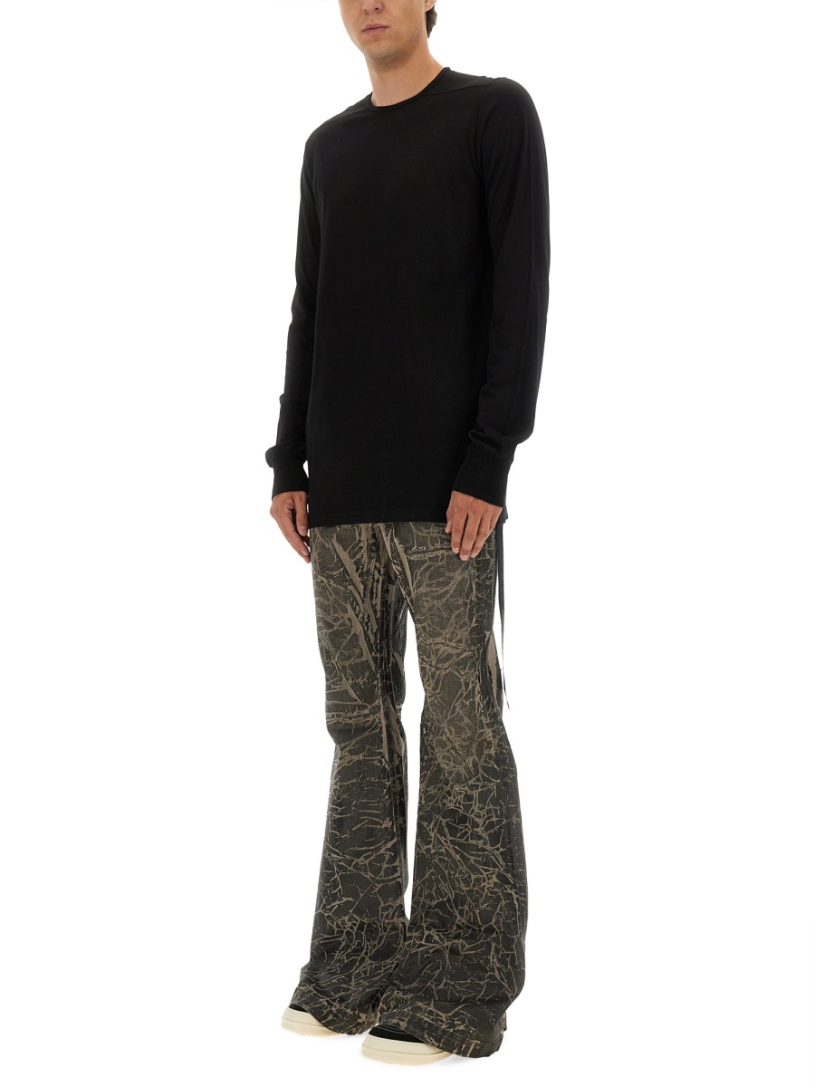 Rick Owens DRKSHDW DENIM PANTS Zwart