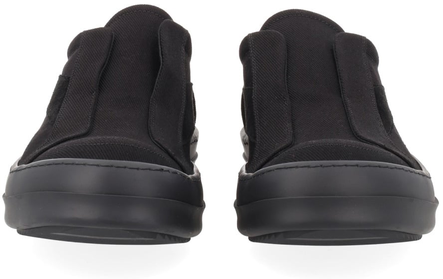 Rick Owens DRKSHDW "LACELESS VINTAGE SNEAKS" SNEAKER Zwart