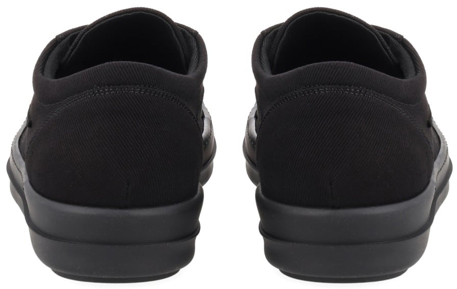 Rick Owens DRKSHDW "LACELESS VINTAGE SNEAKS" SNEAKER Zwart