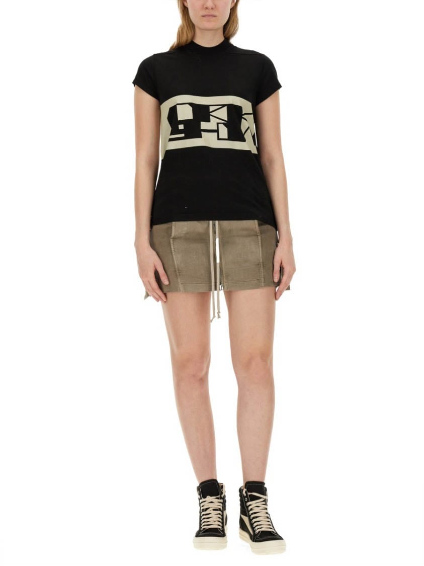 Rick Owens DRKSHDW Mini Lido Skirt Neutraal