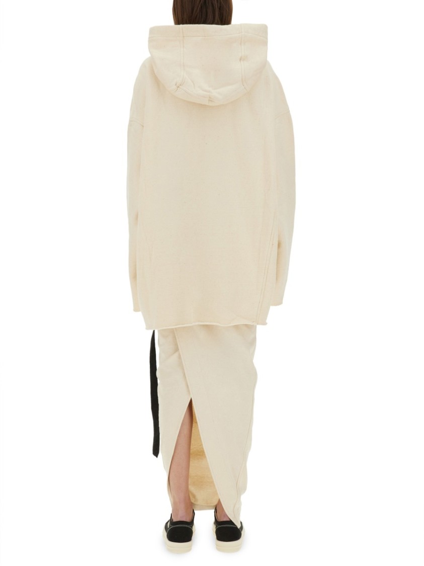 Rick Owens DRKSHDW "Peter" Sweatshirt Neutraal