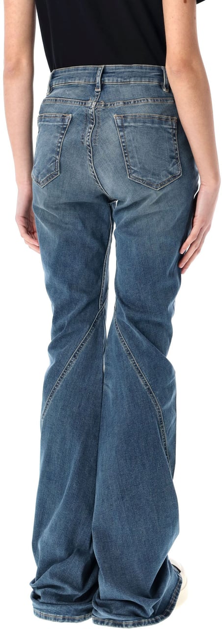 Rick Owens DRKSHDW Bias bootcut Blauw