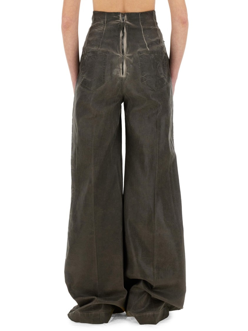 Rick Owens DRKSHDW "Dirt Cooper" Denim Pants Grijs