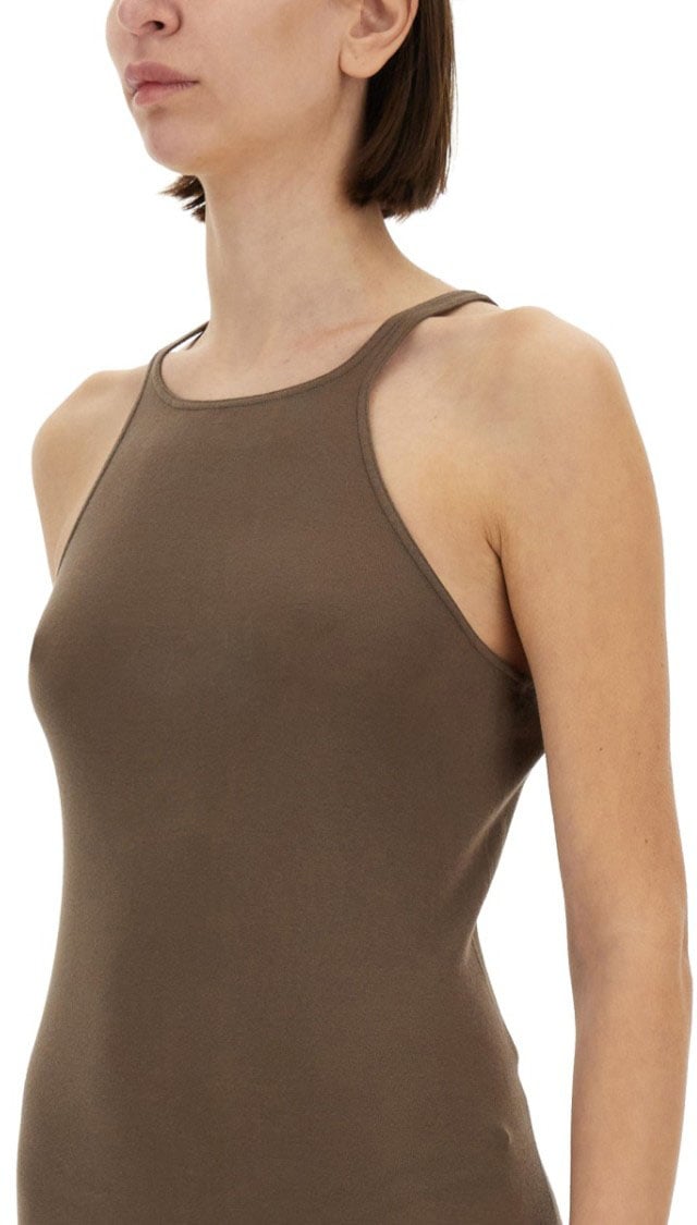 Rick Owens DRKSHDW "Tank" Dress Bruin