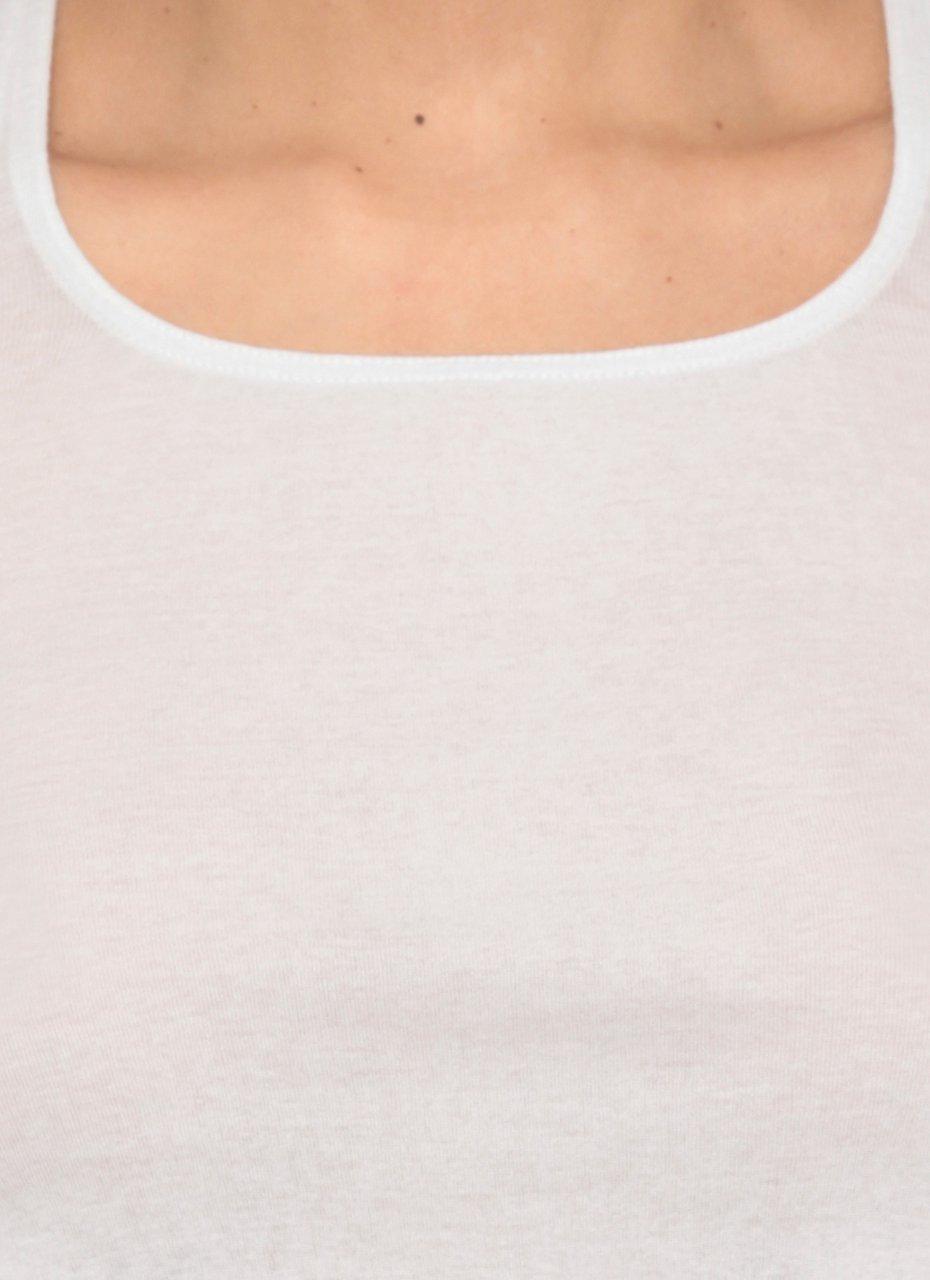 Rick Owens DRKSHDW Top Ivory Wit