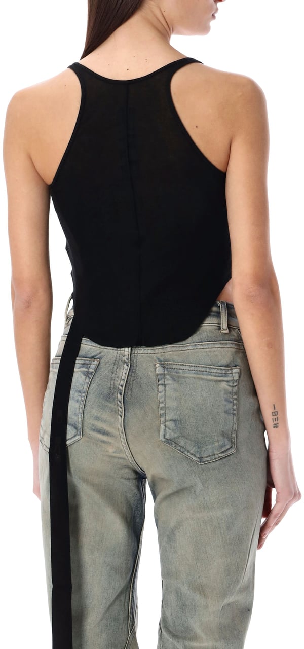Rick Owens DRKSHDW Rick Owens DRKSHDW Basic Tank Cropped Zwart