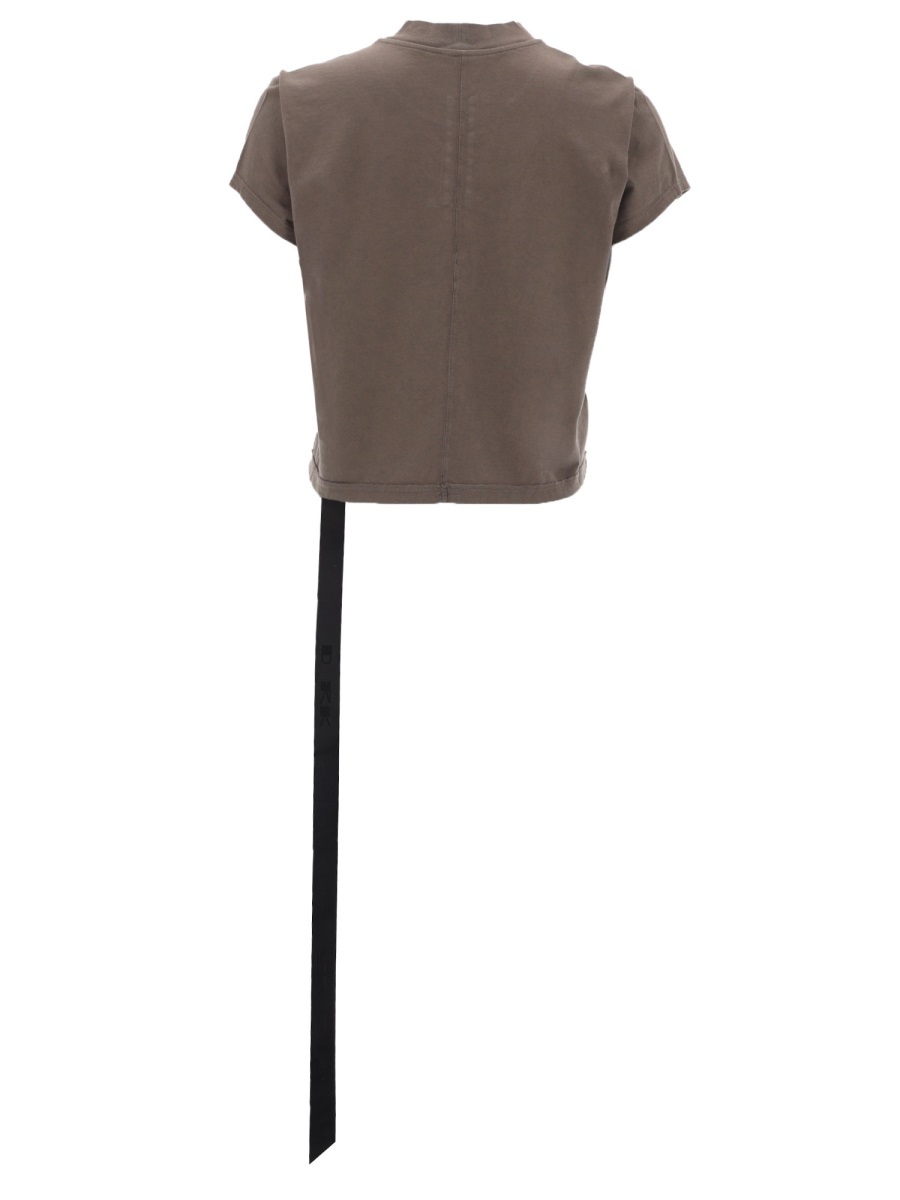 Rick Owens DRKSHDW Cropped Small Level T T-Shirt Grijs