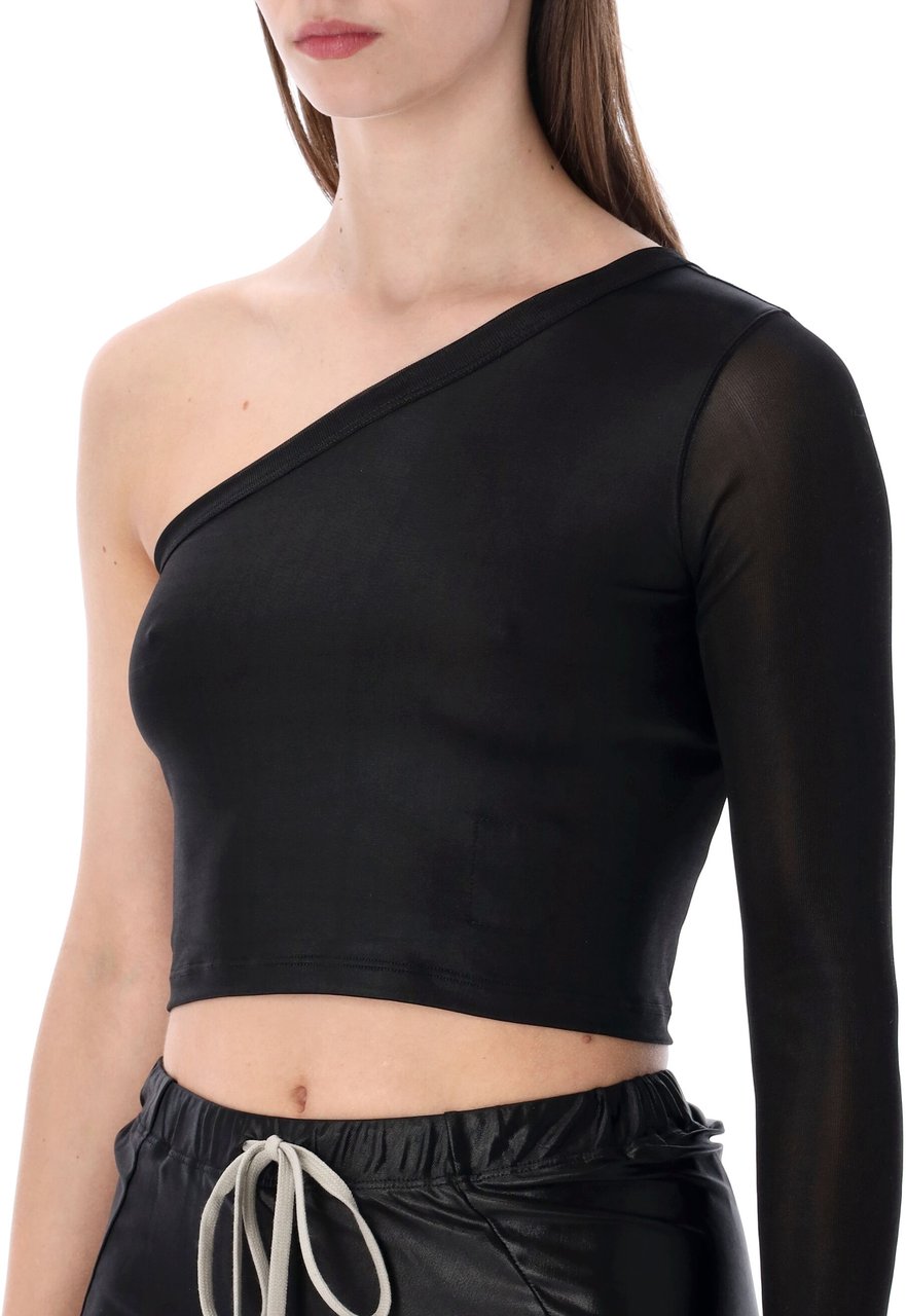 Rick Owens DRKSHDW Rick Owens DRKSHDW Ziggy liquid jersey T Zwart