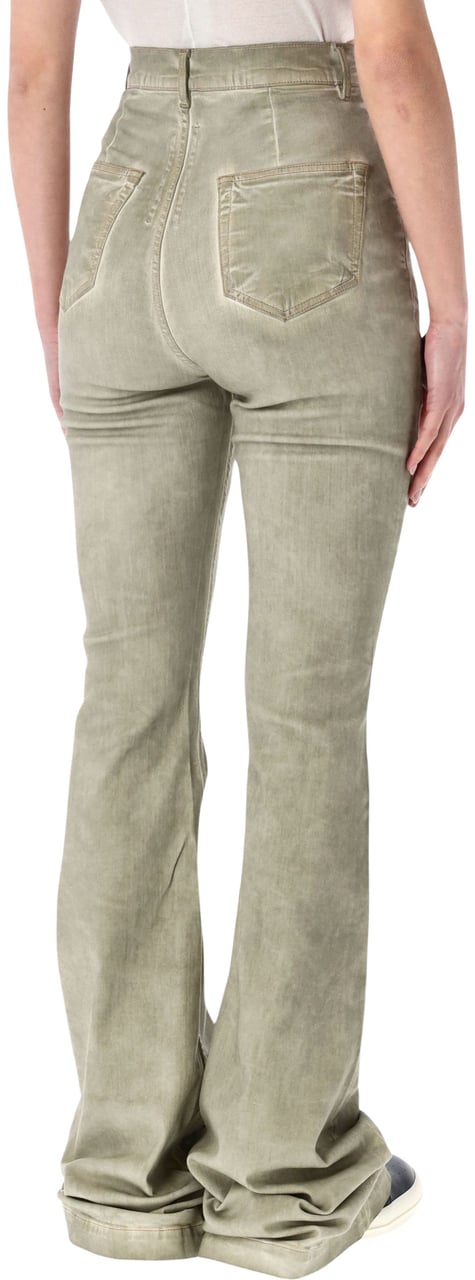 Rick Owens DRKSHDW Rick Owens DRKSHDW Bolan Bootcut sand waxed jeans Bruin