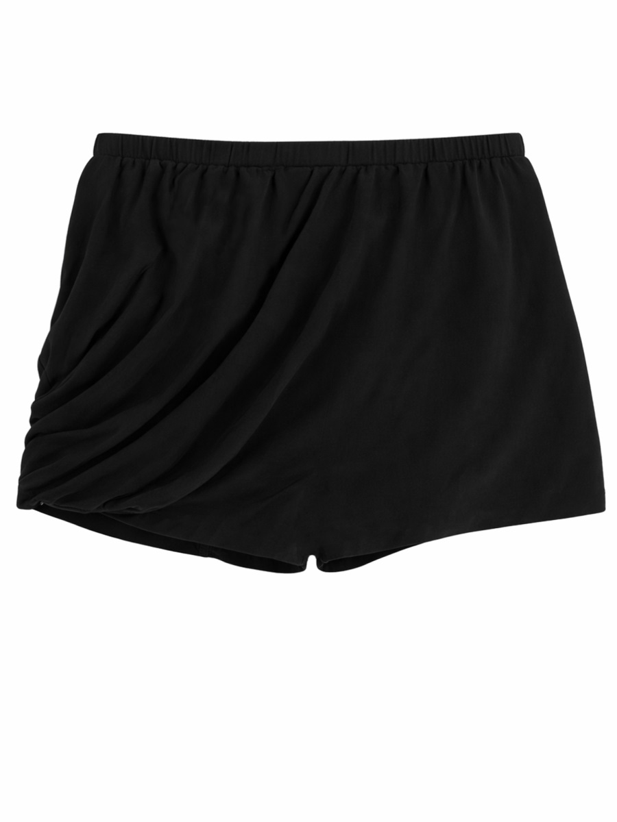 Rick Owens DRKSHDW Buds Relaxed Fit Cotton Shorts Zwart