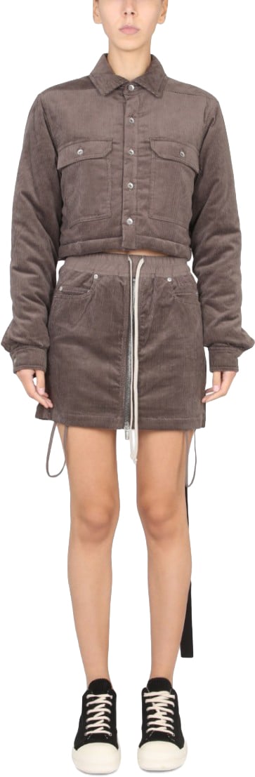 Rick Owens DRKSHDW Cropped Jacket Neutraal
