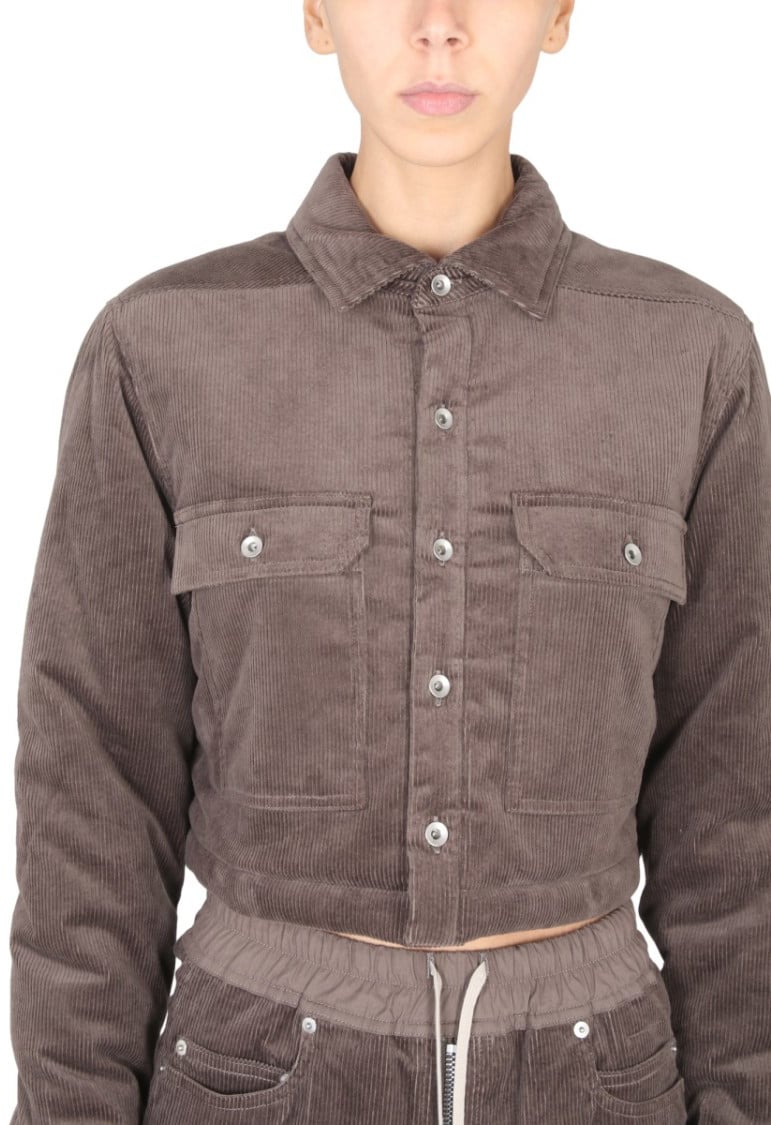 Rick Owens DRKSHDW Cropped Jacket Neutraal