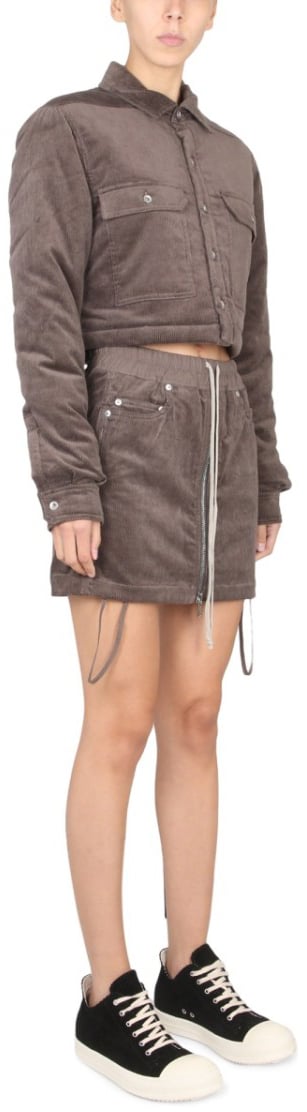 Rick Owens DRKSHDW Cropped Jacket Neutraal