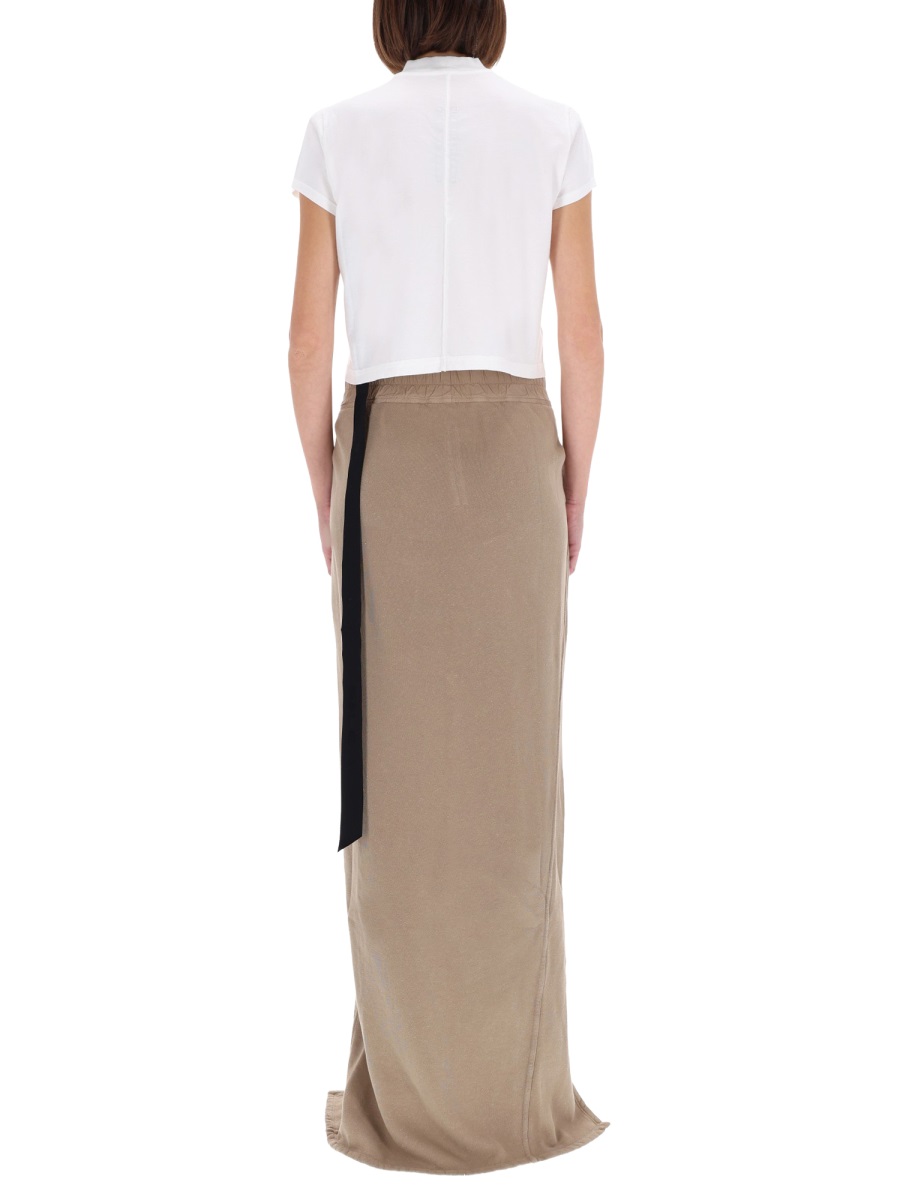 Rick Owens DRKSHDW Cropped Small Star T-Shirt Groen