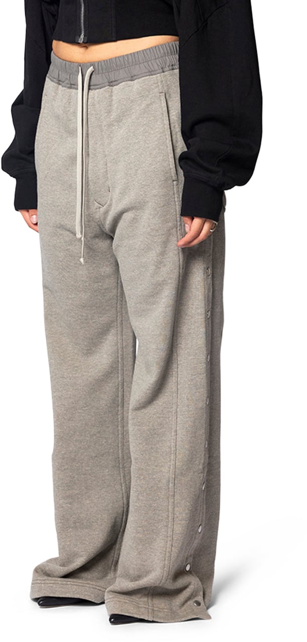 Rick Owens DRKSHDW PUSHER PANTS MELANGE GREY Grijs