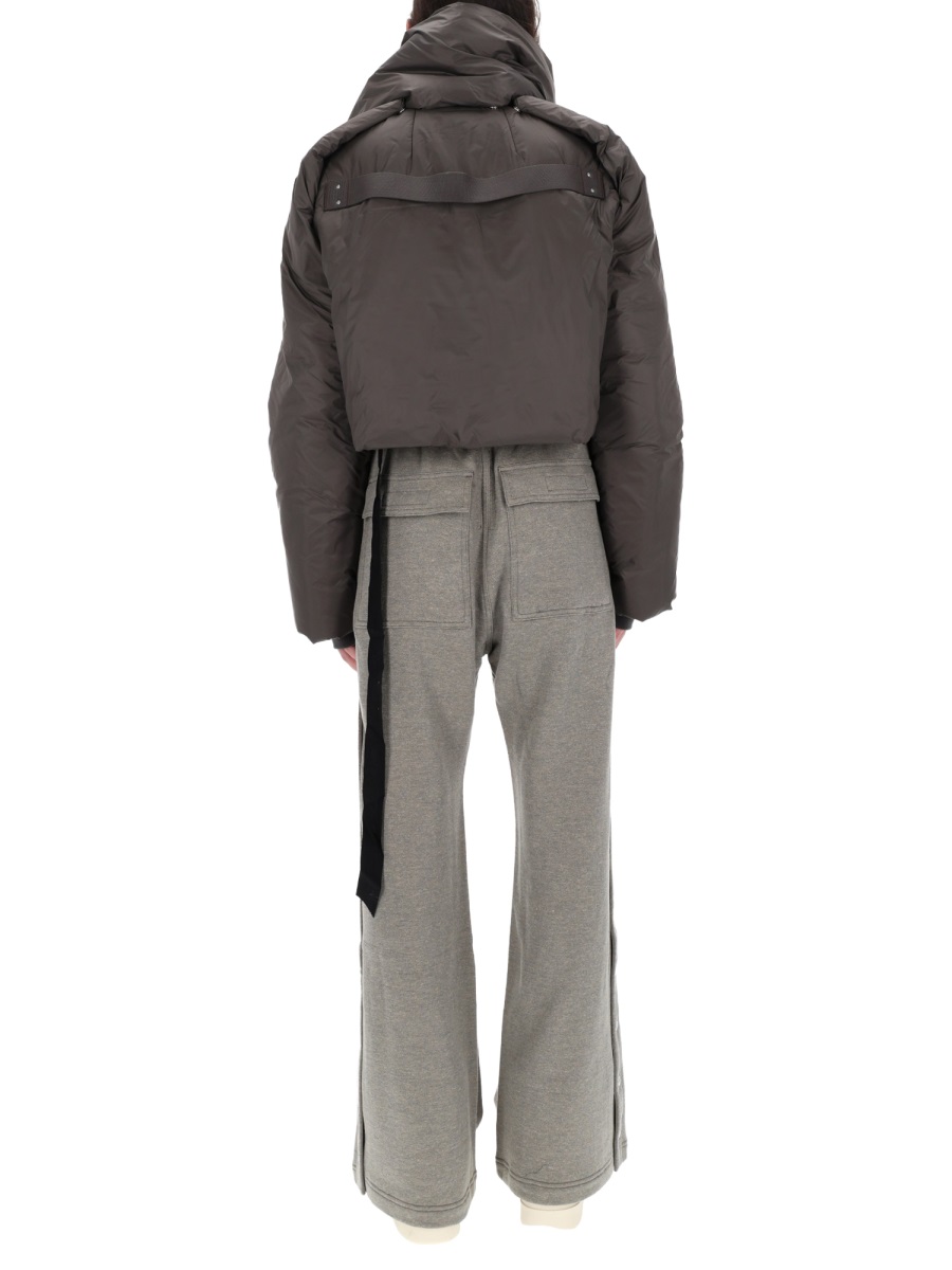 Rick Owens DRKSHDW Convertible Jkt Cropped Padded Jacket Grijs