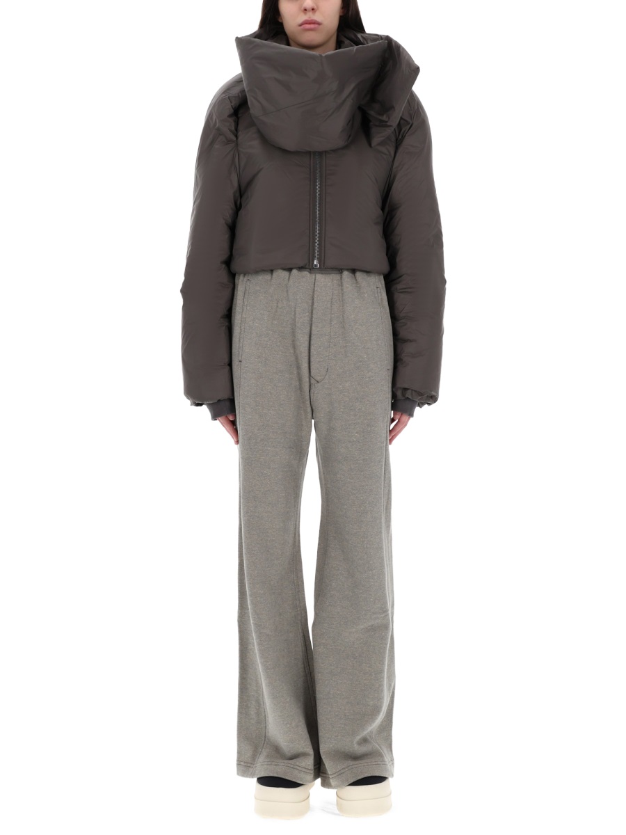 Rick Owens DRKSHDW Convertible Jkt Cropped Padded Jacket Grijs