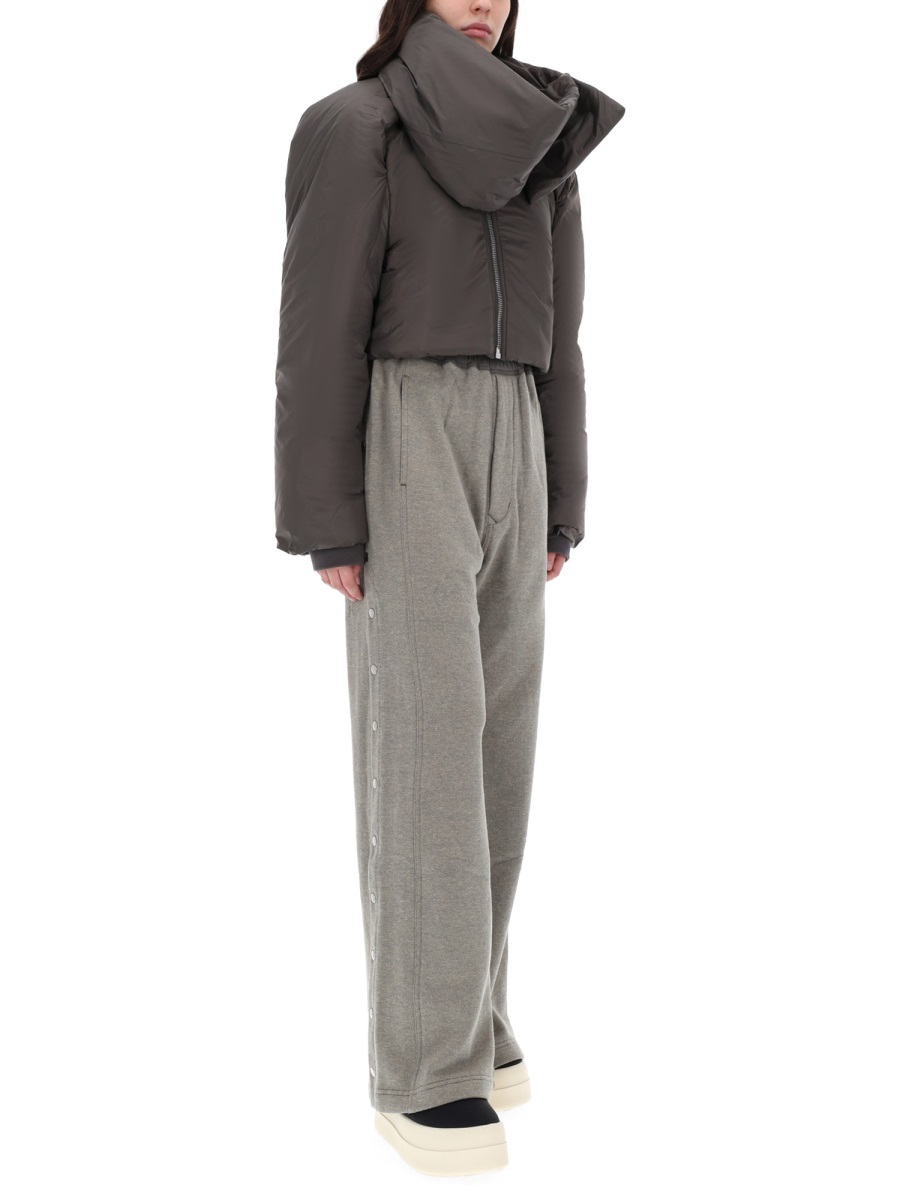 Rick Owens DRKSHDW Convertible Jkt Cropped Padded Jacket Grijs