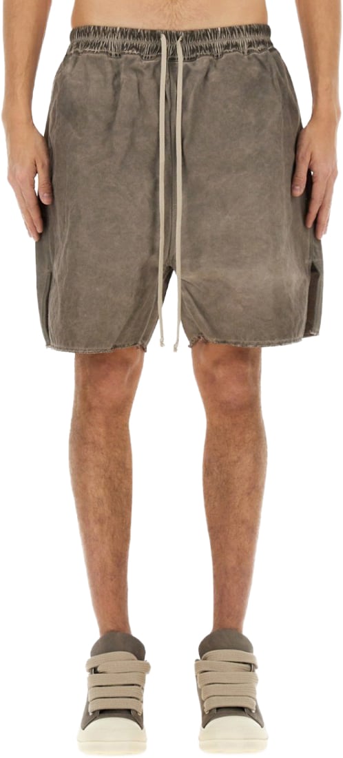 Rick Owens DRKSHDW Zippered Bermuda Shorts Bruin