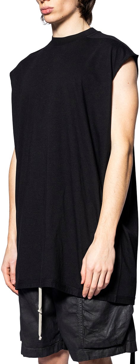 Rick Owens DRKSHDW TARP T BLACK Zwart