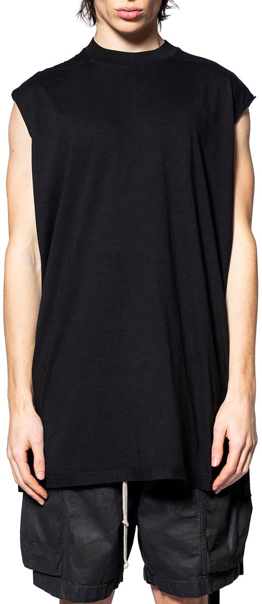 Rick Owens DRKSHDW TARP T BLACK Zwart