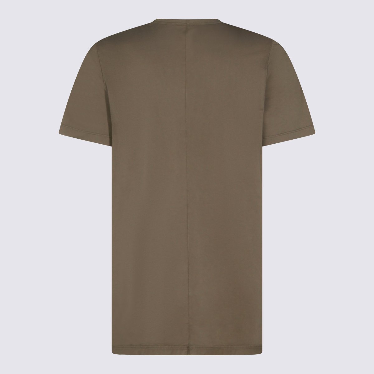Rick Owens DRKSHDW Brown Short-Sleeved T-Shirt with Minimalist Design Grijs
