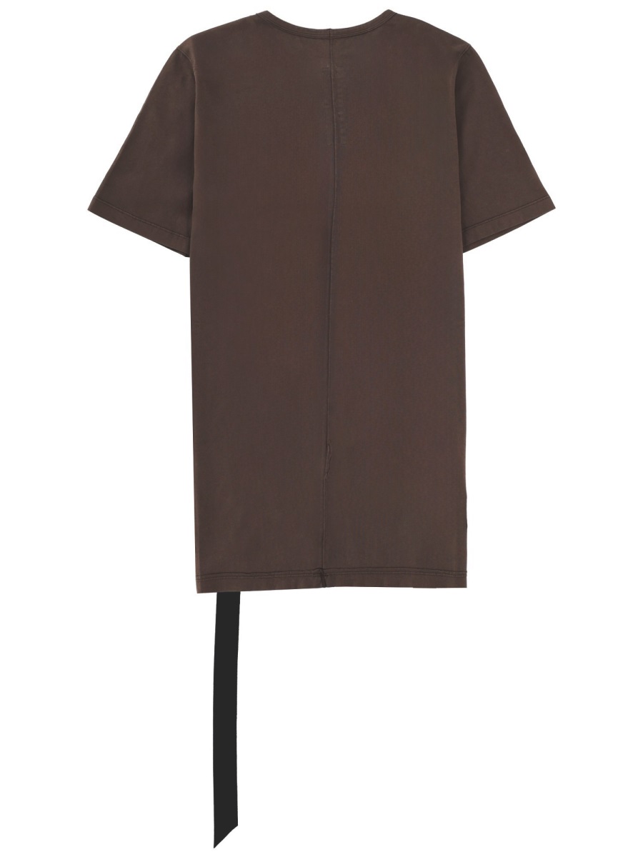 Rick Owens DRKSHDW Neutrals Level T Hanging Strip T-Shirt Grijs