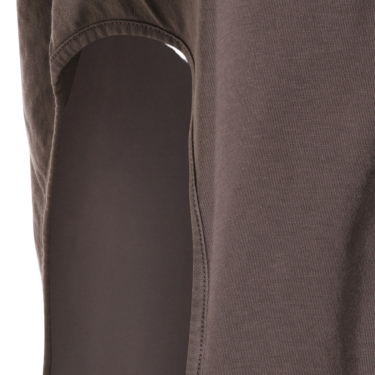 Rick Owens DRKSHDW Taupe T-Shirt with Edgy Strap Detail Bruin