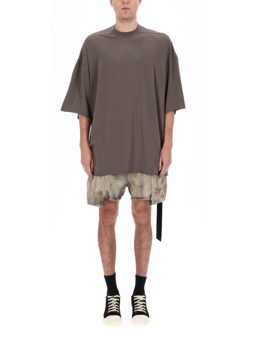 Rick Owens DRKSHDW Tommy T Muted Taupe Oversized T-Shirt Bruin